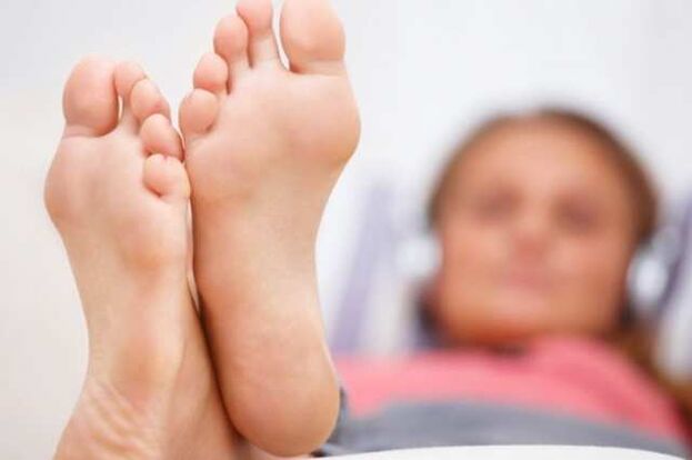 Healthy feet after treating a fungal infection