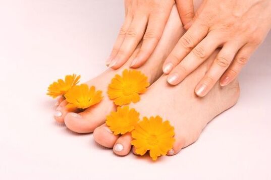Healthy feet after treating a fungal infection